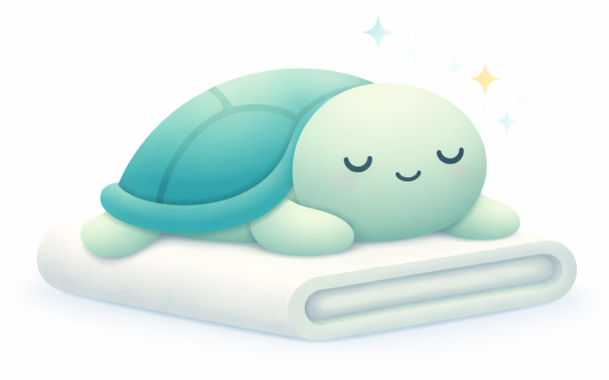 MyoPlan turtle mascot